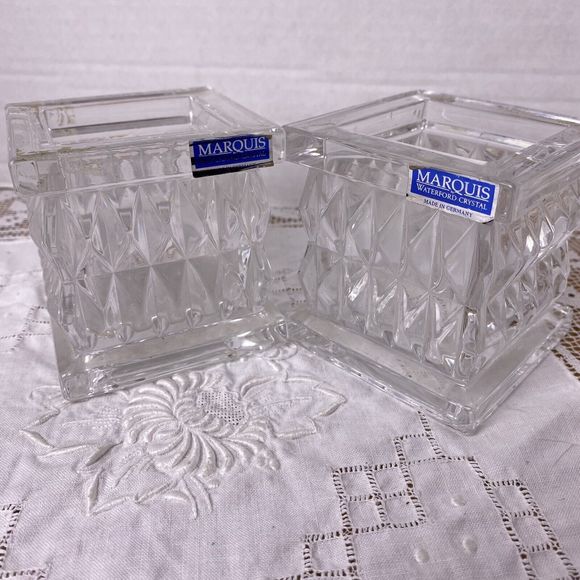 Waterford Crystal Marquis "Paradox" Votive Holders Excellent Condition - 2 - Picture 8 of 9
